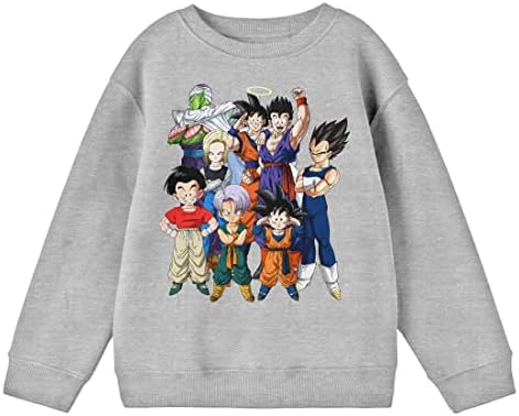 Bioworld Moletom atlético masculino Dragon Ball Z Character Group