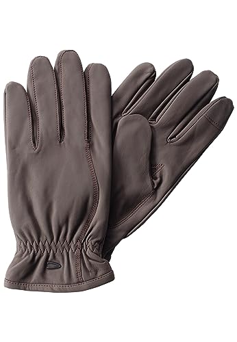 camel active Herren Lederhandschuhe mit Touchscreen Funktion Braun, menswear-M