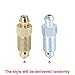 F FIERCE CYCLE 2Pcs M10x1mm Banjo Bolt Bleeder Screw with Cap for Motorcycle Brake Master Cylinder