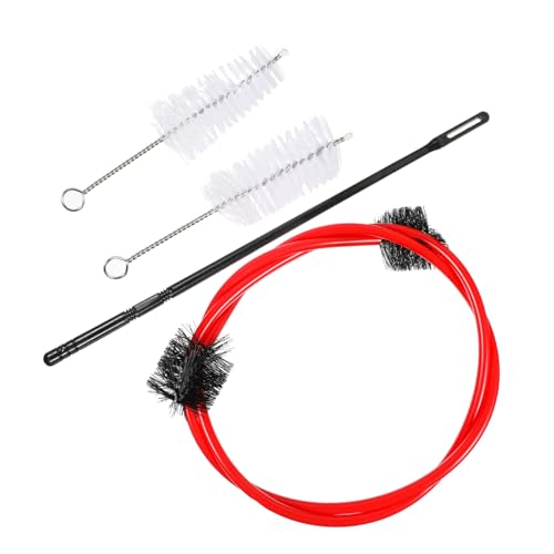 IWOWHERO 4Pcs Cornet Cleaning Kit Durable Trumpet Brush Tool for Easy Maintenance and Care for Instrument Cleaning Includes Flexible Brushes for Thorough Cleaning