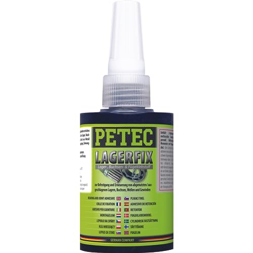 PETEC Lagerfix Metallkleber extra stark starker Kleber für Lager, Buchsen,...