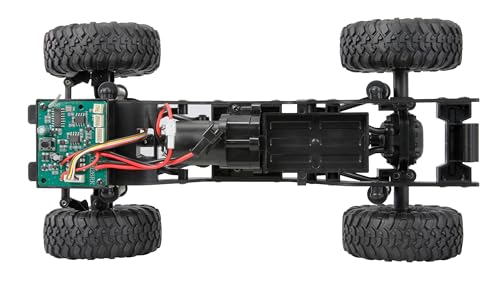 Amewi AMXRock Mini-Crosstrail Scale Crawler 4WD 1:16 RTR grün inkl. Fernsteuerung, Akku, Ladekabel
