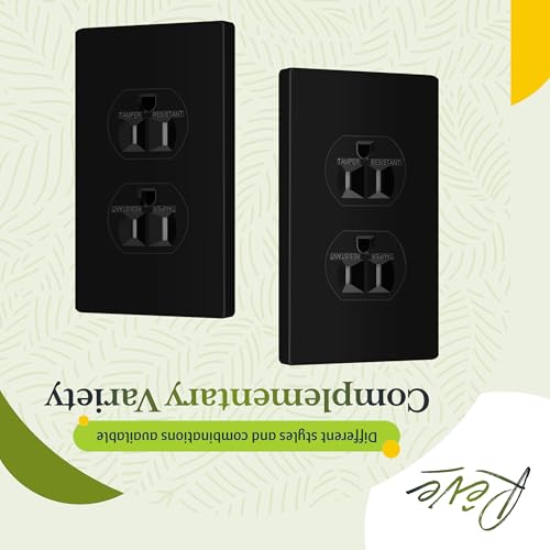 Placa de pared sin tornillos dúplex para decoración moderna de salones y oficinas 6