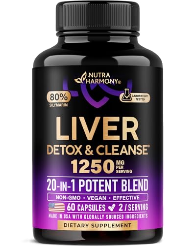 Liver Cleanse Detox & Repair - Milk Thistle | Dandelion