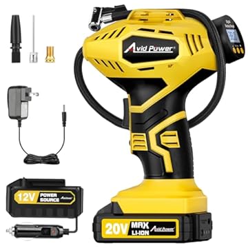 avid power tire inflator air compressor