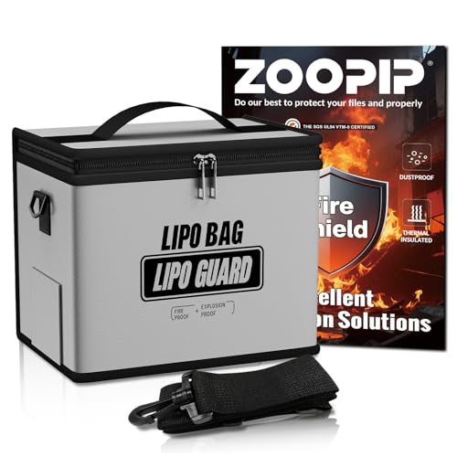 Sac Lipo Safe anti-feu 2871 °C pour éviter les explosions de batterie de drone pendant la charge
