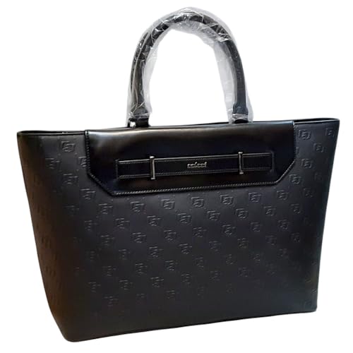 Bolsa Colcci Shopping Bag Logo Gravado Duplo C (Preto)