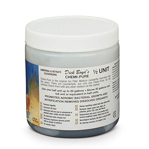 Image of Boyd Enterprises ABE16706 Chemipure Filter Media for Aquarium, 5-Ounce(Pack of 12)