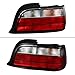 E36 TAIL LIGHTS RED CLEAR COUPE MODEL Made for and Compatible with 92-98 BMW 3-SERIES