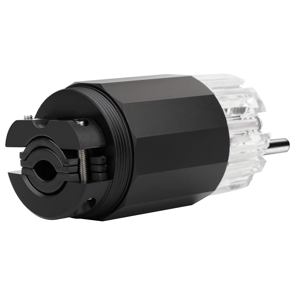 Monosaudio Paar HiFi Schukostecker & IEC C15 Anschluss High-End Kaltgeräte-Stecker Buchse Steckdose 16A 250V Audiophiler Netzstecker Kupplung Rhodiniert E109R/F109R