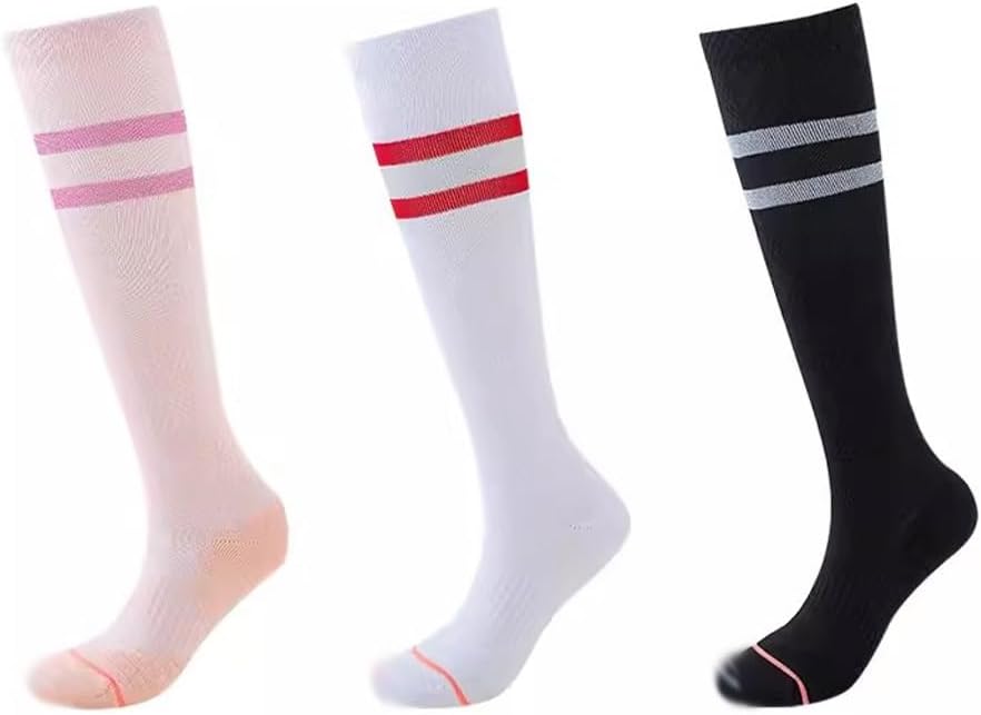 Pressure Running Skipping Rope Fitness Sports Socks Women's mid-length tube High Barrel calf Muscle Energy