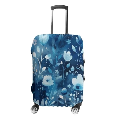 Travel Luggage Cover Suitcase Protector Pretty Flowers Elastic Washable Suitcase Cover Anti-scratch Spandex Baggage Covers Fits 18-32 Inch Luggage, style-1