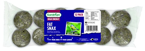 Image of Gardman High Energy Fat Snax for Wild Birds, Pack of 12