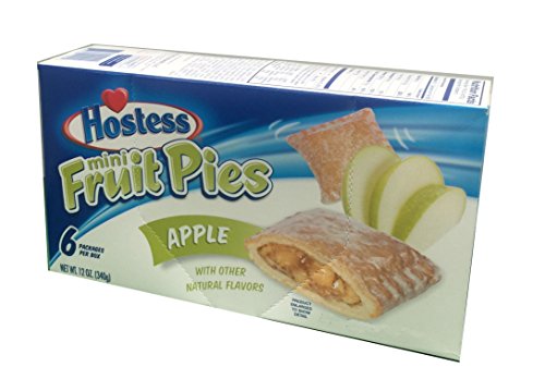Hostess Mini Apple Fruit Pies 6 Pies Per 12 oz. Box (4 Boxes)