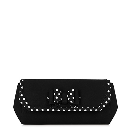 Sac à main Ruby Shoo Brighton noir avec détails vintage chic