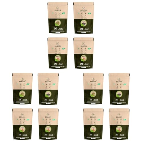 Image of BRALCON Raw Seeds Combo Pack - 400g | Flax Seeds - 200g, Chia Seeds - 100g, Pumpkin Seeds - 100g | Unroasted (Pack of 3)