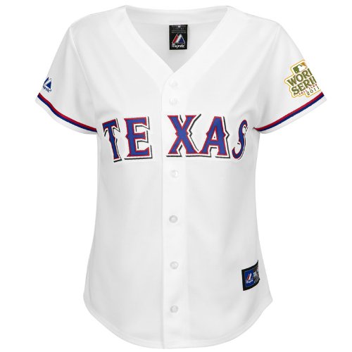 Buy MLB Women's Texas Rangers Adrian Beltre Replica Jersey With World