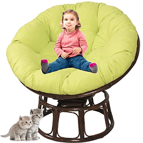 Coussin de panier suspendu en rotin osier doux et confortable - Confort Premium