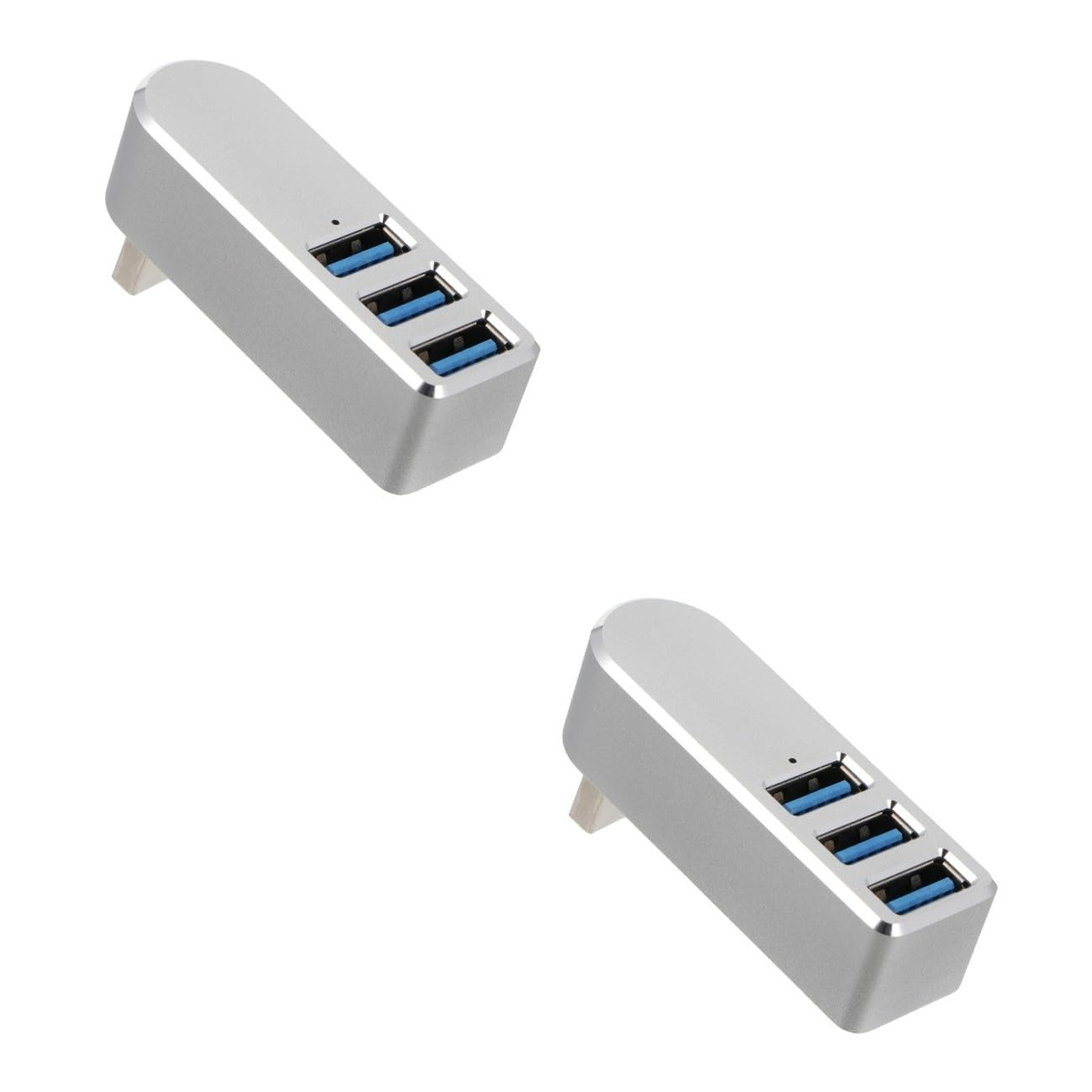 Housoutil 2 Pezzi Hub Lettore Di Schede Drive USB Splitter Memorizzazione Dei Dati Flash Drive Portatile Flash Drive Unità USB Scheda Sd Adattatore Per Laptop Accessori Adattatore