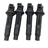QINQIN Spule der Zündung 4 STÜCK Spule Fz1 Zündspulen F6T558 Fit for MT-14-17 Juli R6 RJ15 bj YZF-R1 FZ8 F6T560