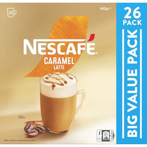 NESCAFÉ Caramel Latte Instant Coffee Mixes Sachets26 Pack