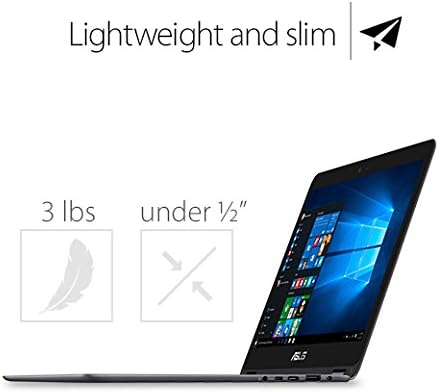 ASUS Zenbook 13.3" Full HD 1920x1080 Touchscreen 2-in-1 Laptop PC Intel Core M3-6Y30 Processor 8GB RAM 256GB SSD 802.11AC Wifi HDMI Bluetooth Webcam Windows 10-Gray