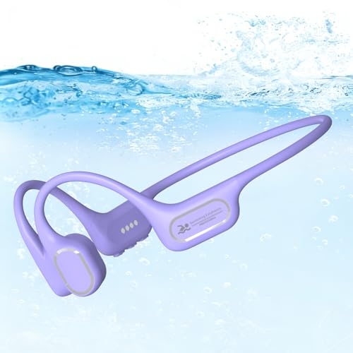 Soft Liquid Silicone Bone Conduction Swimming Headphones...