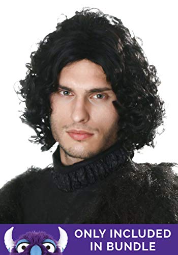 Dark Northern King Linen Costume Set Large Black #TOP3