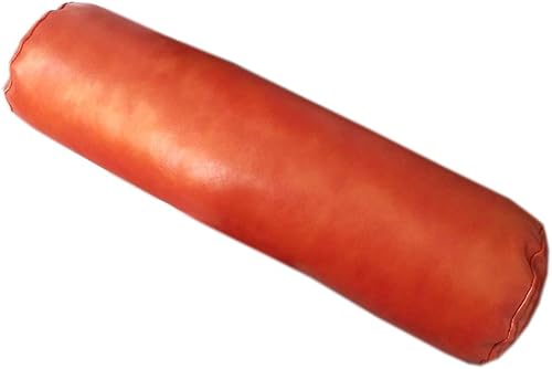 Miniatura 7 de Almohada cervical de piel sintética impermeable con cojín cervical redondo cilíndrico para el cuello, almohada de espalda de cintura, cojín de apoyo