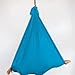 Uplift Active Aerial Yoga Hammock Set with Rigging Equipment - Ultra Durable Yoga Swing - Professional Quality - Silk Easy to Install - for Home & Studio Use (Lake Blue, 4 Meters / 4.4 Yards)