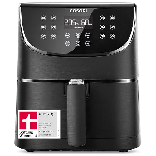 COSORI Heißluftfritteuse, Airfryer Testsieger 2024, 11-in-1 Air Fryer XXL 5,5L,