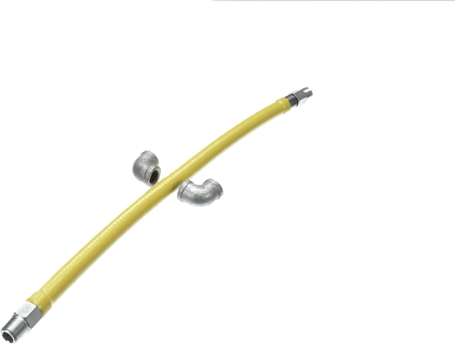 T&S Brass HG-2C-24 Gas Hose with Free Spin Fittings, 1/2-Inch Npt and 24-Inch Long