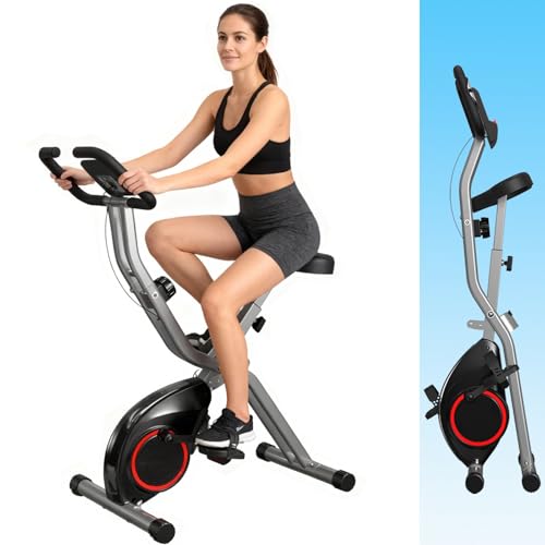 Foldable Exercise Bike for Small...