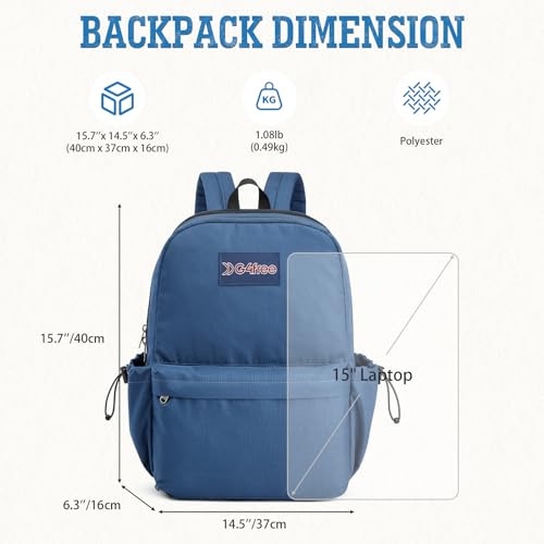 G4Free Pickleball Bag, Pickleball Backpack Fits 2 Paddles with Shoes Compartment and Fence Hook for Men and Women(Blue) — view 5