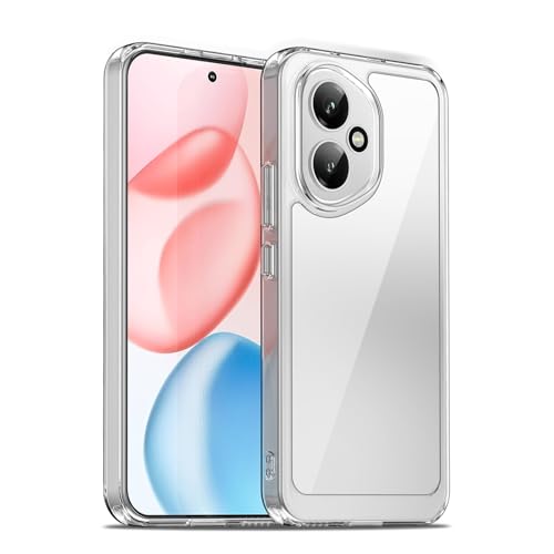 Image of Case for Honor 400 5G, Military Grade Drop Protection Phone Case, Yellowing Resistant, Anti-Scratch Hard PC Back, Shockproof Hard Ultra-Thin Protective Cover, Clear