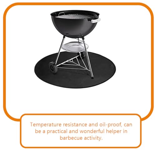 Tapis de protection barbecue ignifuge et réutilisable Toddmomy - 4