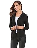 patron chaqueta mujer entallada Elegante chaqueta de blazer práctica con amplio escote en forma de V y clásicas solapas alrededor.
