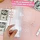 Kisvic Sparbuch für Geld Challenge, 100 Umschläge Challenge Deutsch, A5 Ringbuch Sparen Organizer Geld mit Mini Geldbeutel, Budgetplaner Geld Sparen Mappe für 5050 Euro