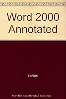 Word 2000 Annotated 0028057074 Book Cover