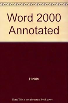Paperback Word 2000 Annotated Book