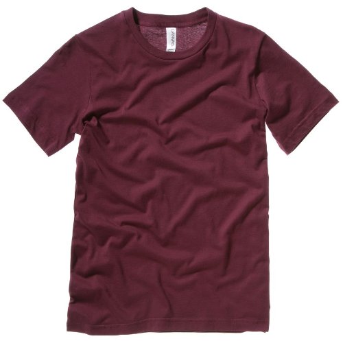 Bella Canvas Unisex Jersey Crew Neck T-Shirt Maroon M