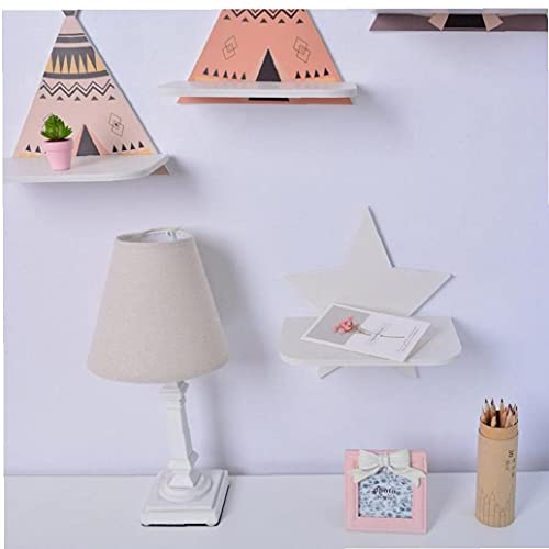 Étagère murale pentagramme en PVC pour le rangement de la chambre d'enfant - 5
