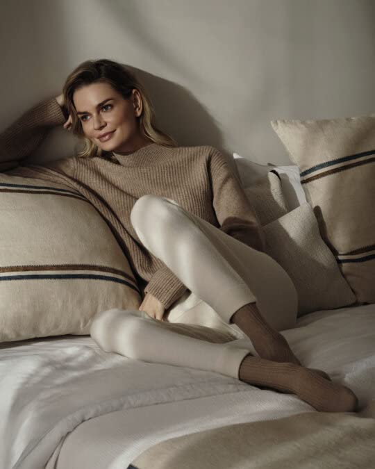 FALKE Women's Cosy Wool Boot Socks, Warming, Merino Cashmere, Crew Length, Light Stockings, Trendy Clothing, 1 Pair4