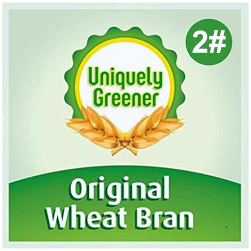 Uniquely Greener Wheat Bran – 100% Natural, Non-GMO & Chemical-Free Unprocessed Bran from Freshly Stone-Milled Wheat (2#)