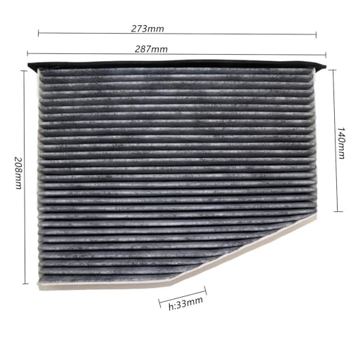 Filtro de cabina de coche para A3 2002-2013 repuesto compatible 1K0819653A 6