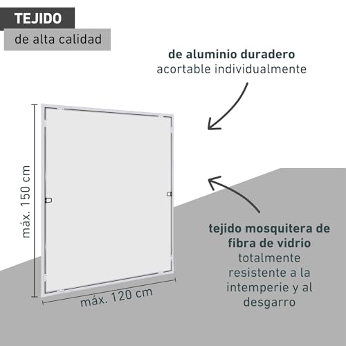 Mosquitera Windhager Ultra Flat 03970 de diseño plano para ventanas 4