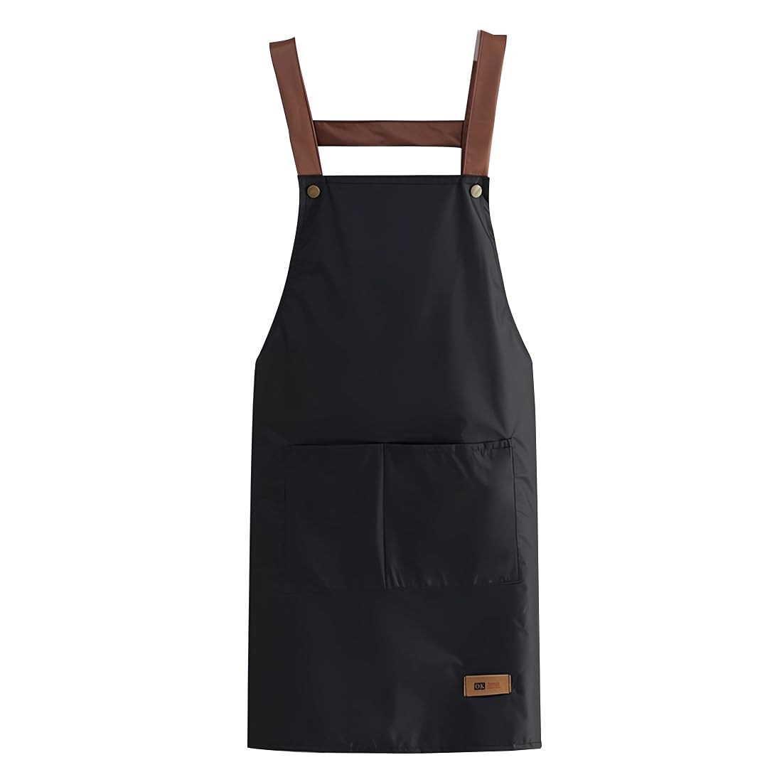 LQI Delantal para Hombre/Mujer Con Bolsillos Grandes, 70x70 cm, para Barbacoa y Evitar Manchas de Grasa, Adecuado para Cocinas de Chef, Restaurantes, Cafeterías