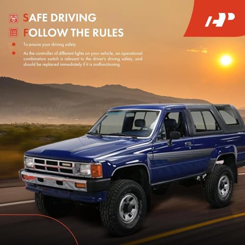 A-Premium Turn Signal Switch, Windshield Wiper, Headlight Dimmer, Hazard Switch Multifunction Switch Lever Compatible with Toyota 4Runner, Pickup, 1984-1989, 20-Pin by A-Premium - Image 6