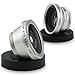 Universal 3 in 1 Camera Lens Kit for Smart phones (including iPhone, Samsung Galaxy, HTC, Motorola and More), Tablets, iPad, and Laptops includes One Fish Eye Lens / One 2 in 1 Macro Lens and Wide Angle Lens / One Universal Clip / One Microfiber Carrying Bag / with Camkix® Retail Packaging (Silver)