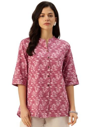 Image of Printed Mandarin Shirt - Casual & Chic (S-3XL)
